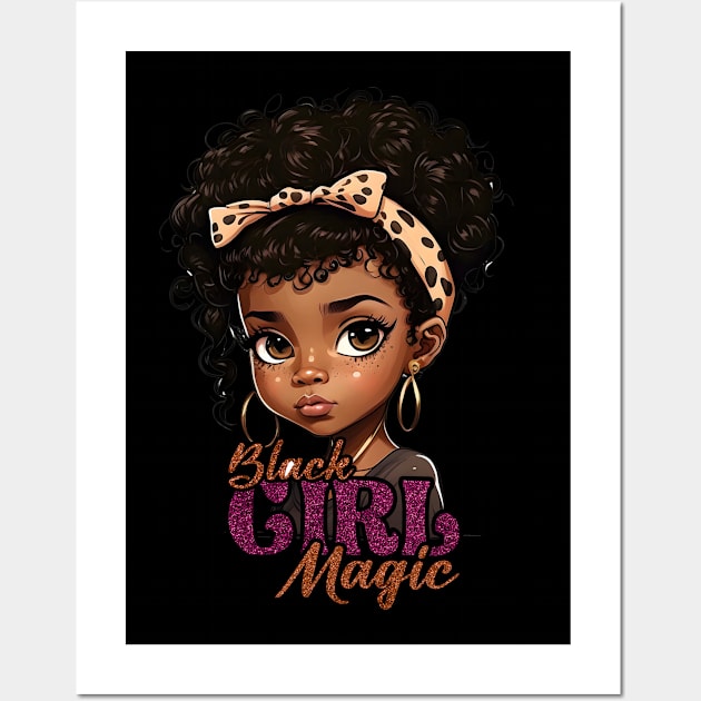 Black Girl Magic, Black Girl, Black Queen, Black Woman, Black History Wall Art by UrbanLifeApparel